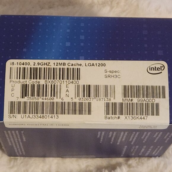 Intel Core i5-10400 Desktop Processor 6 Cores up to 4.3 GHz LGA1200 - Picture 3 of 8